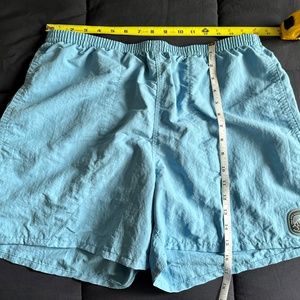 Patagonia Men's Baggies Shorts 5" swimsuit light blue. Drawcord elastic waist